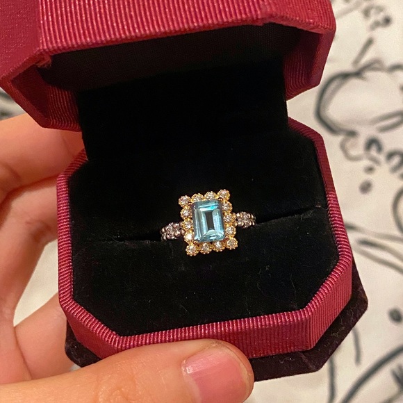The Blue Topa ring - Picture 2 of 4